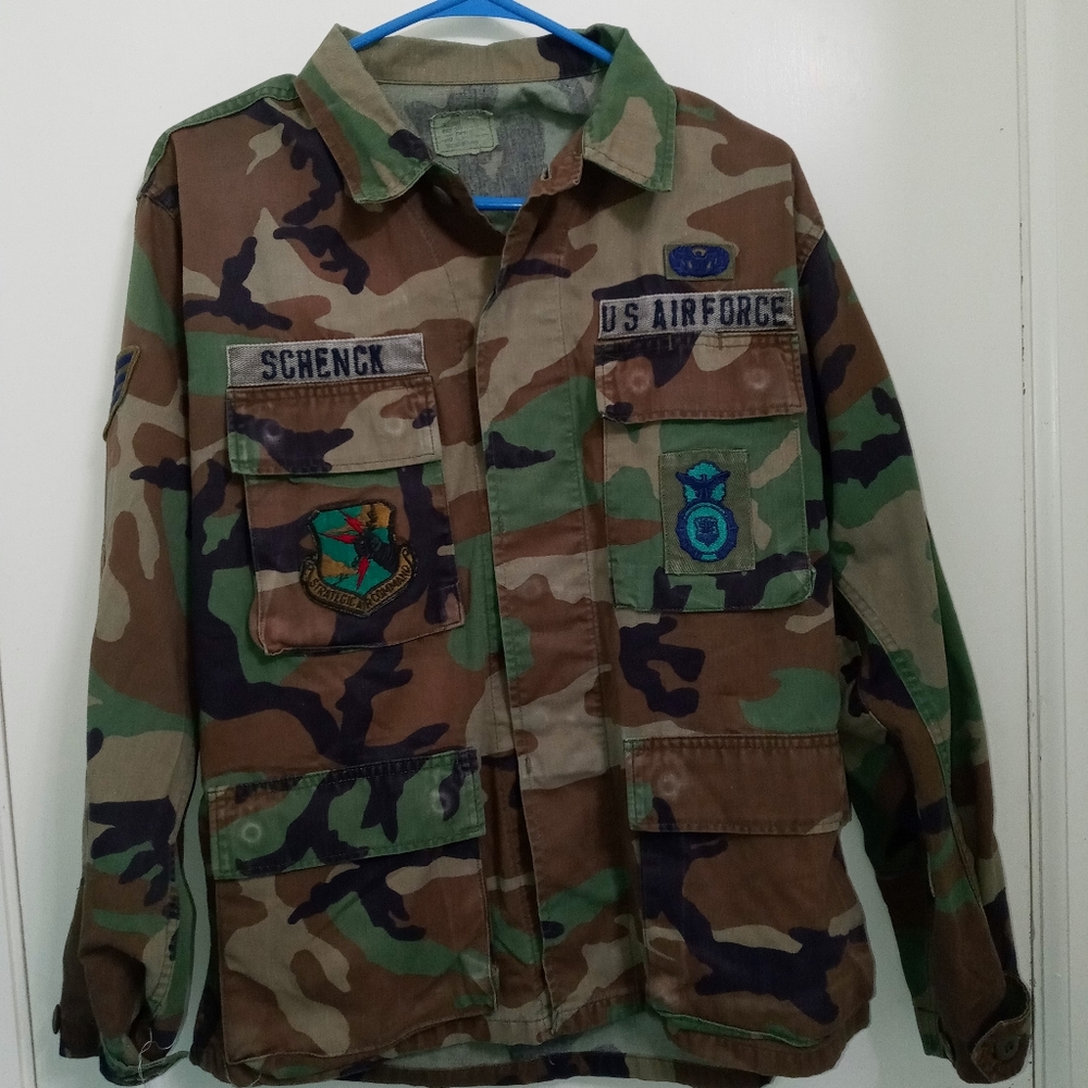Planet Blue Woodland Camouflage small jacket